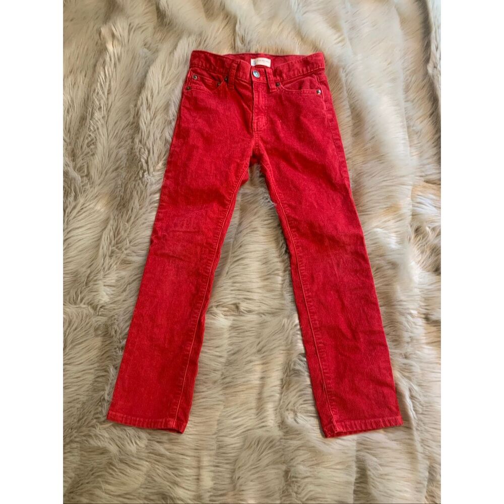 Crewcuts youth boys Vibrant Red corduroy pants - size 6